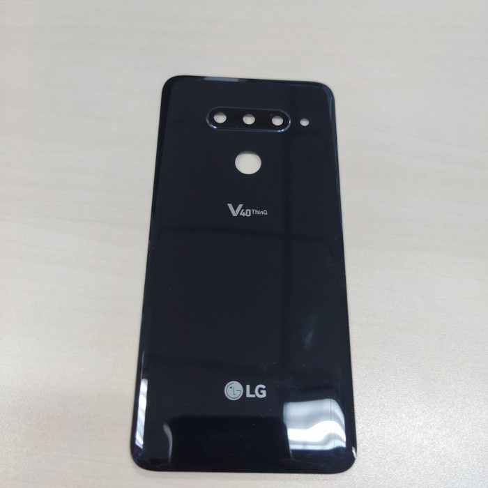 Unik Tutup Baterai - Back Cover - Backdoor LG V40 ThinQ Original - Hitam Diskon