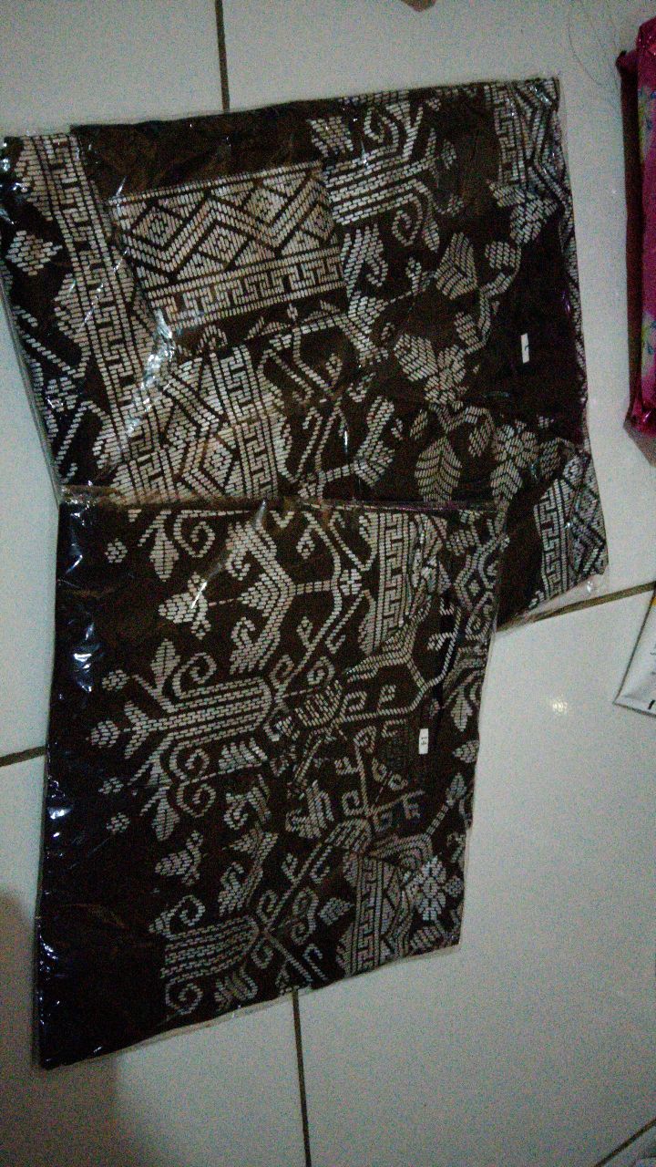 Batik Couple Ayah Dan Anak Anjani Silver Sarimbitan Seragam