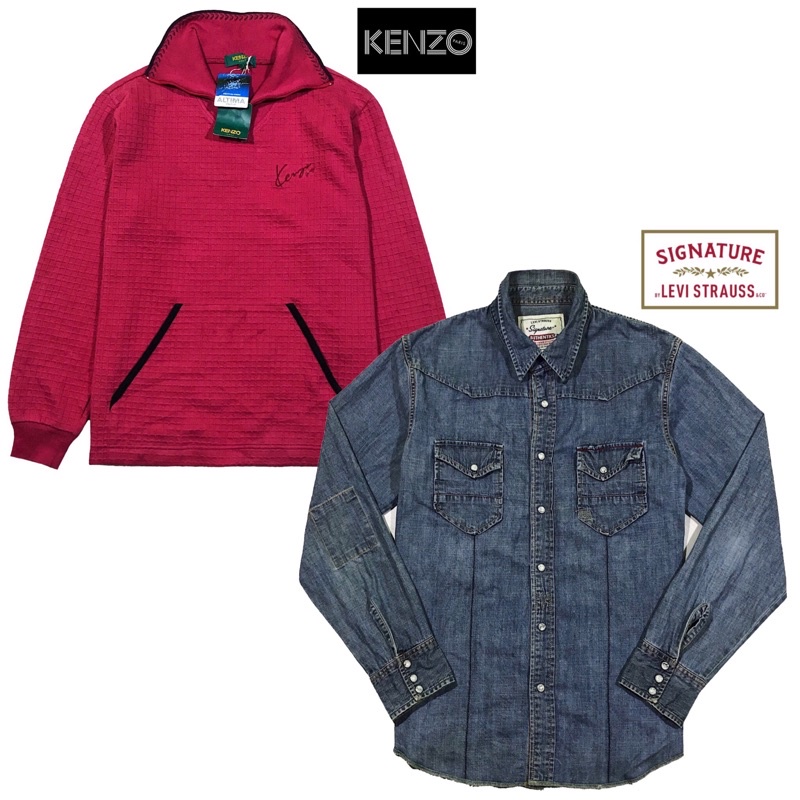 jaket second original branded / jaket bekas branded / Kenzo Womens Sweat Jacket