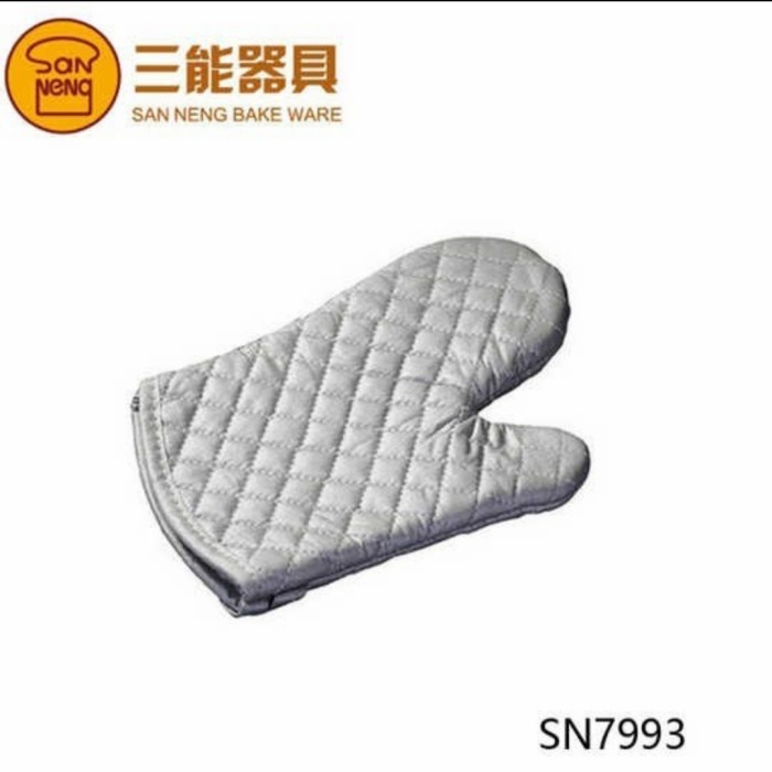 Sanneng SN7993 - Silver Oven Mitten / Sarung Tangan Tahan Panas 2 pcs