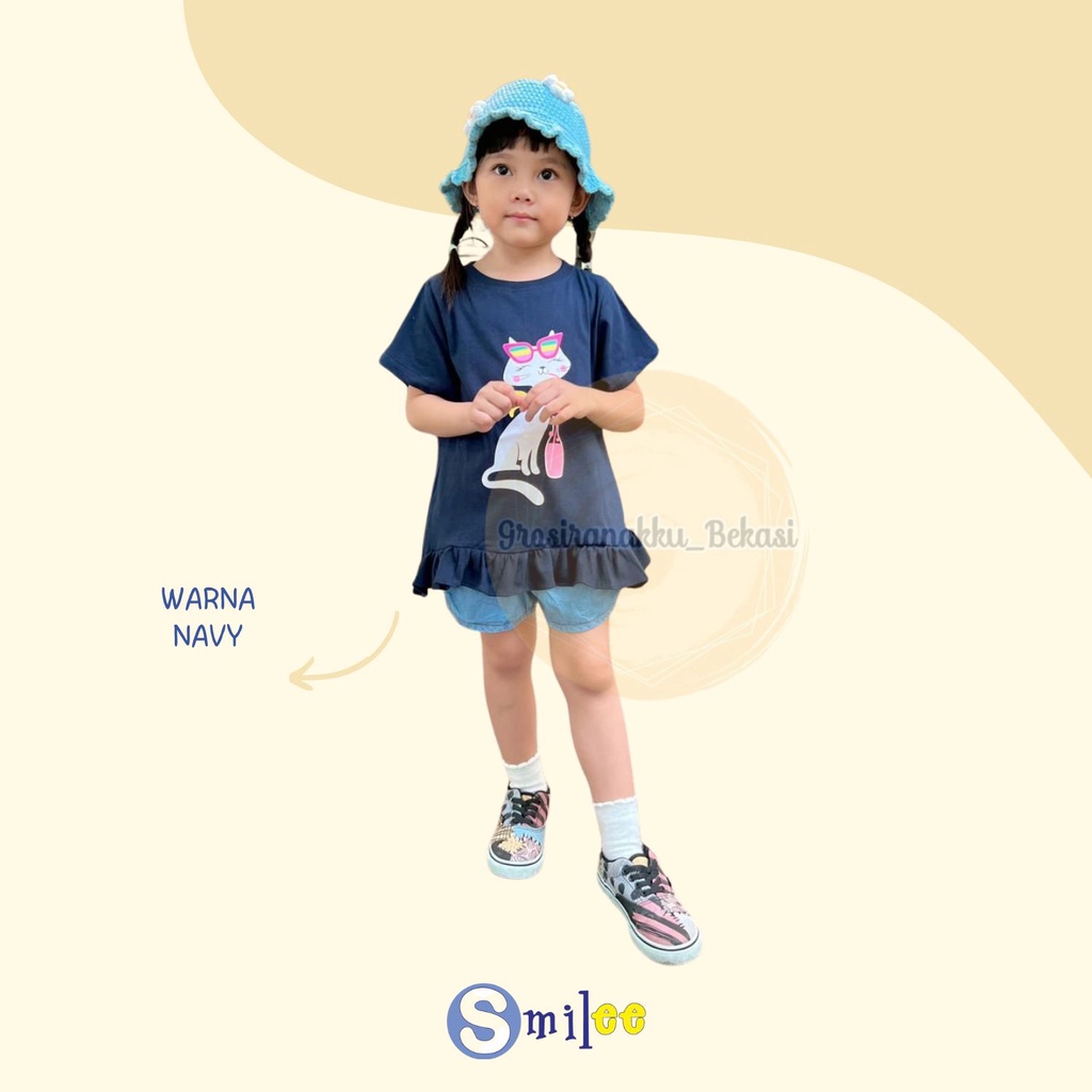 Tunik Anak Smilee Susan MixWarna 1-5thn