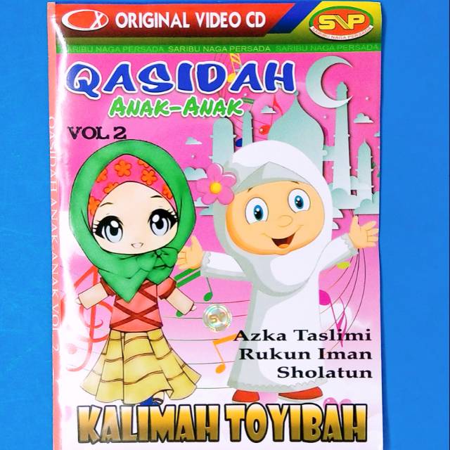 Kaset VCD Original Vidio Qasidah Anak Anak Terlaris