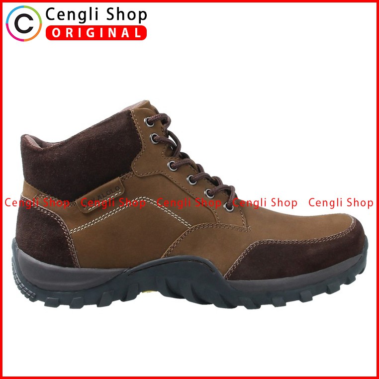 SEPATU BOOT PAKALOLO PRIA ORIGINAL CASUAL KULIT ASLI HIJAU PB05