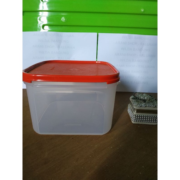 queen collection modular mates square 2 tupperware merah BARU
