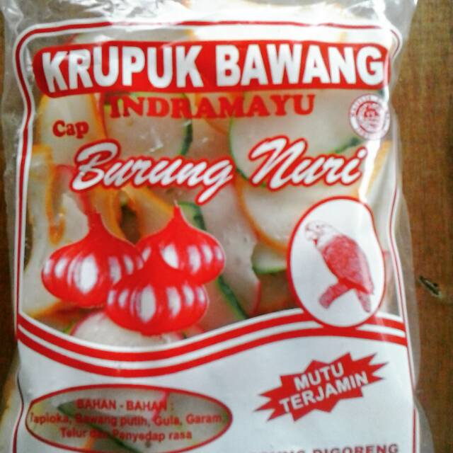 

Kerupuk bawang mentah