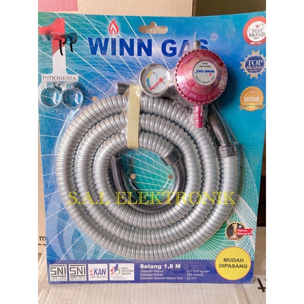 Selang Regulator Komplit Winn Gas