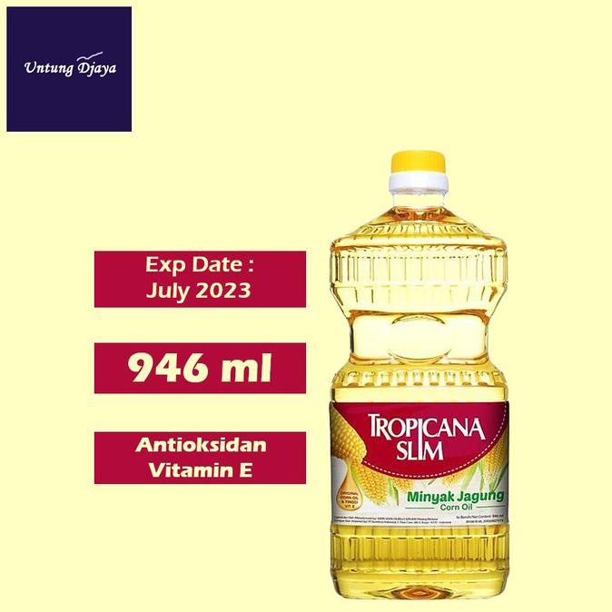 

READY COD Tropicana Slim Minyak Jagung Corn Oil 946 ml Tropicana Slim Corn Oil TERLARIS