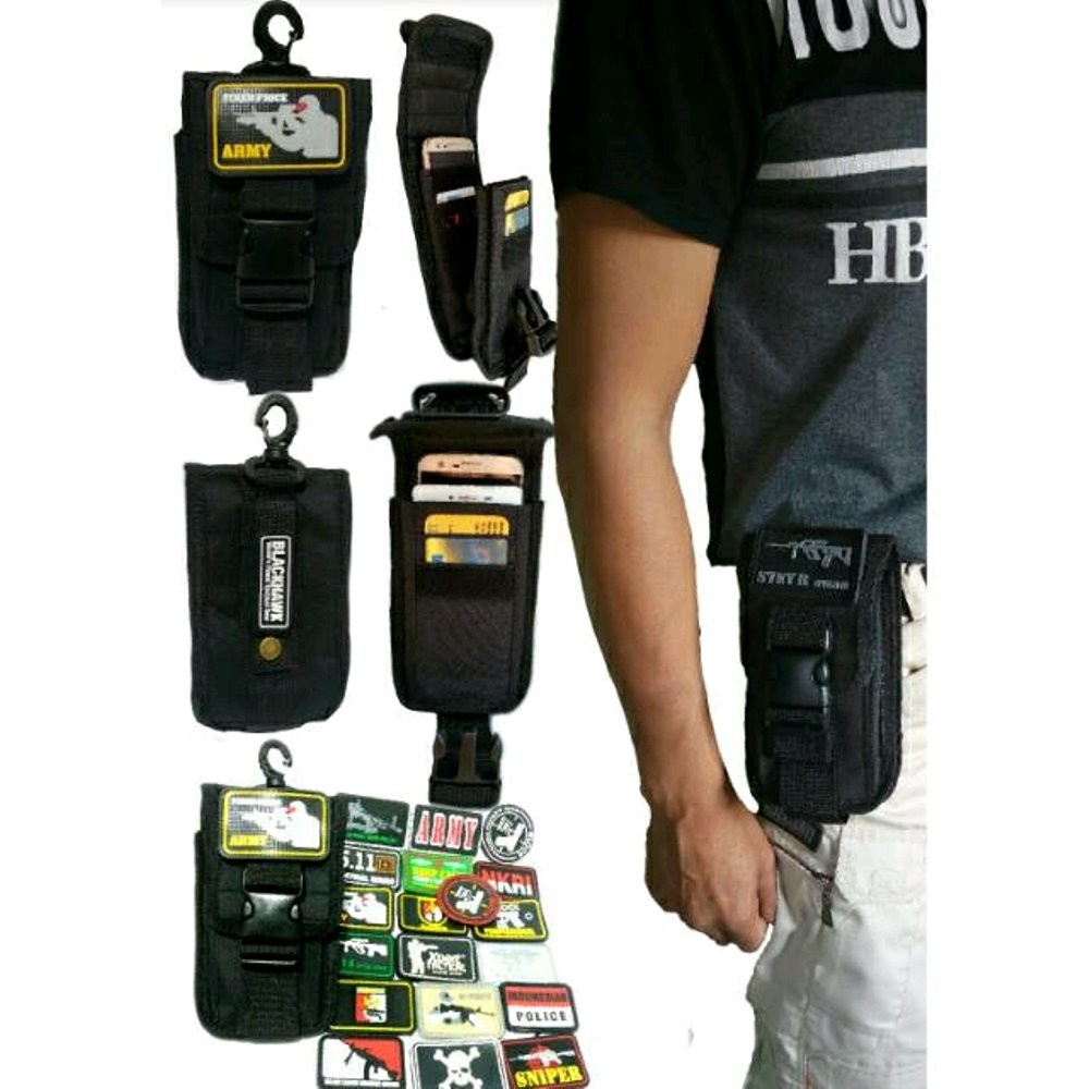 AKSESORIS HP Sarung hp tactical - sarung hp army multifungsi - tas hp tactical - dompet hp tactical