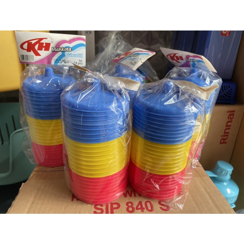 Tutup Gelas Plastik. Harga 1 Pcs 1000