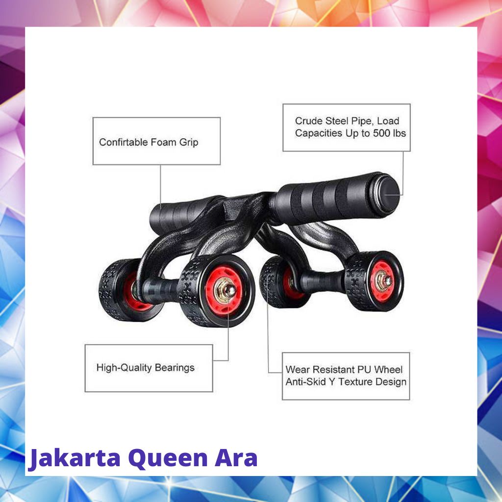 VKTECH Power Wheel Alat Fitness Roller - AD-2016