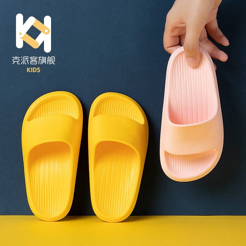 Sandal Anak Selop EVA Sendal Anak Perempuan Aneka Warna Polos Unisex Sandal Anak Cowok Ringan Anti Slip