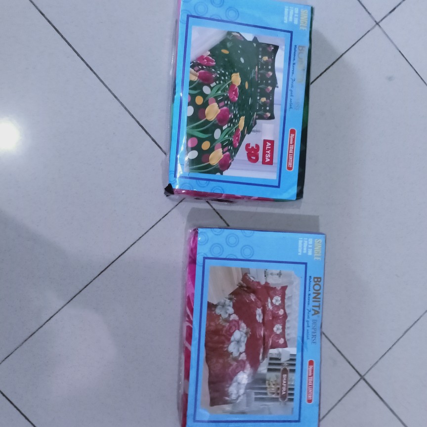 Sprei Bonita Disperse 120 160 180 3d Random Motif