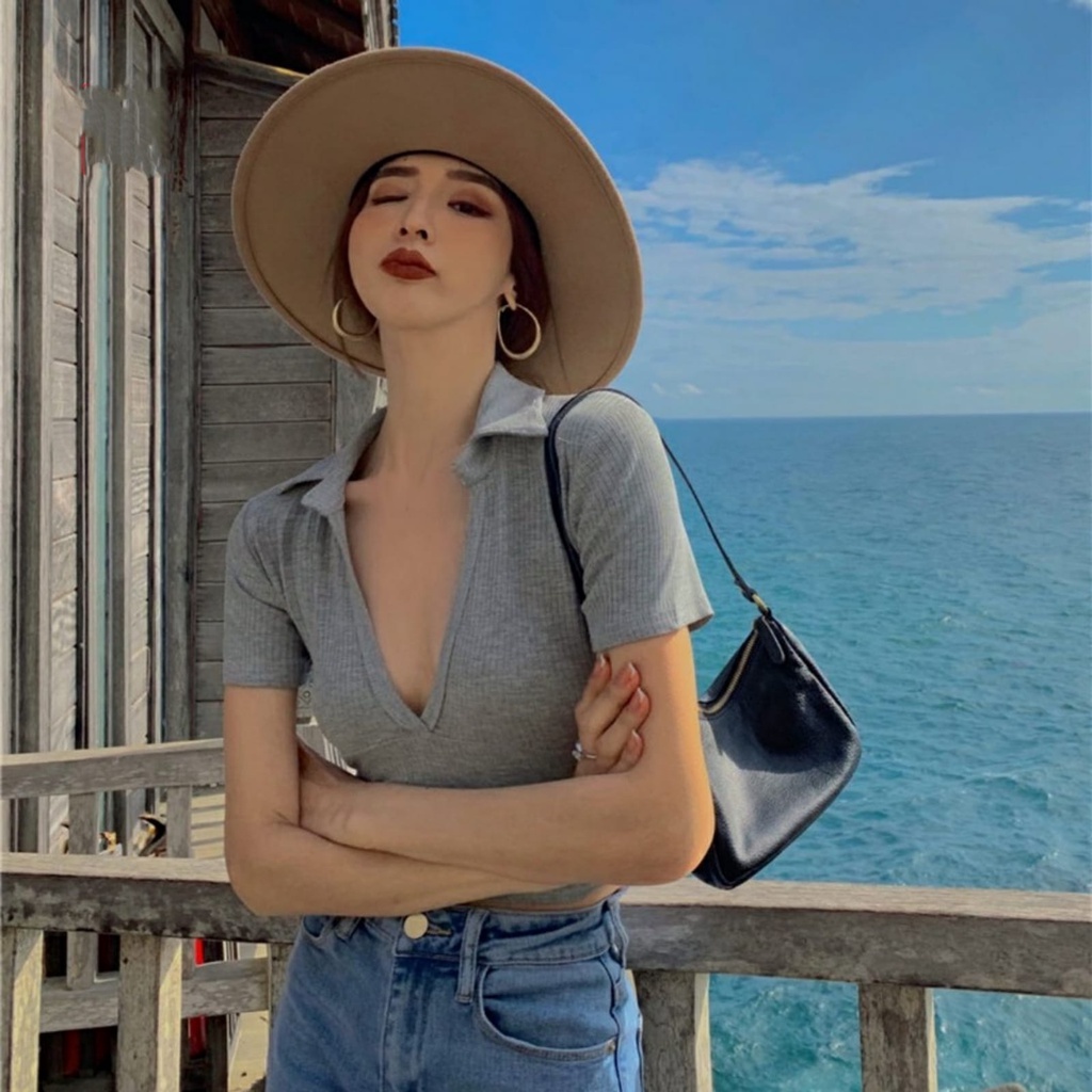 GFS ESTRELLA CROP TOP KAOS PENDEK WANITA