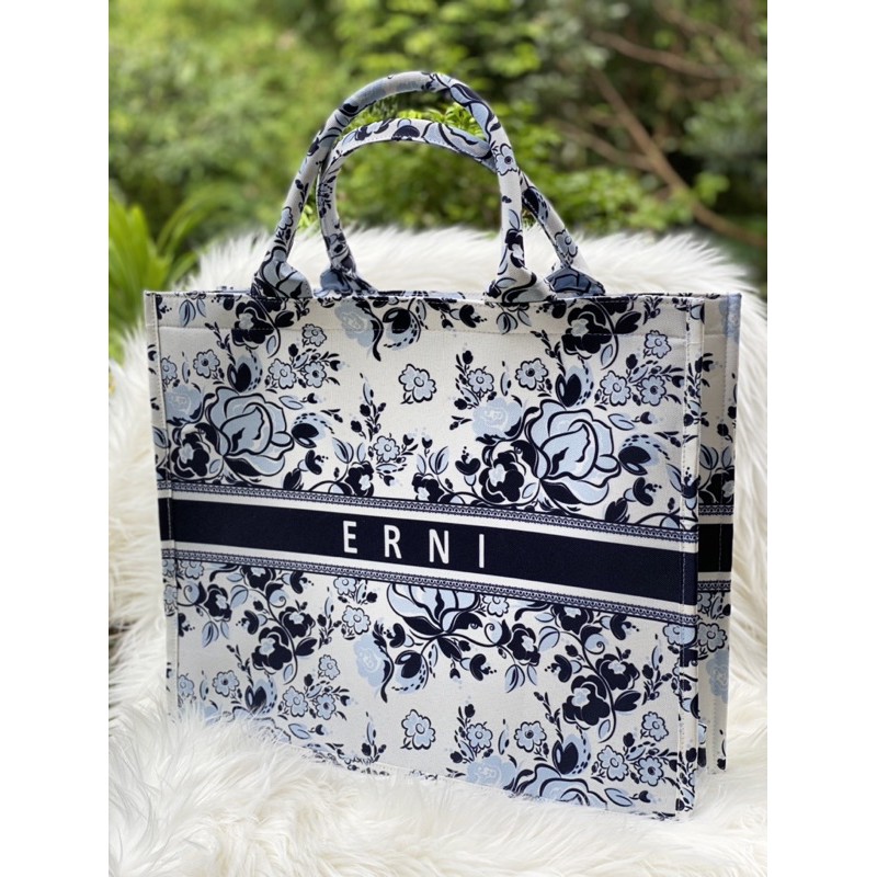 Tas Tote Bag Totebag Kanvas Canvas Custom Nama Totbag Handbag Hand Bag Wanita