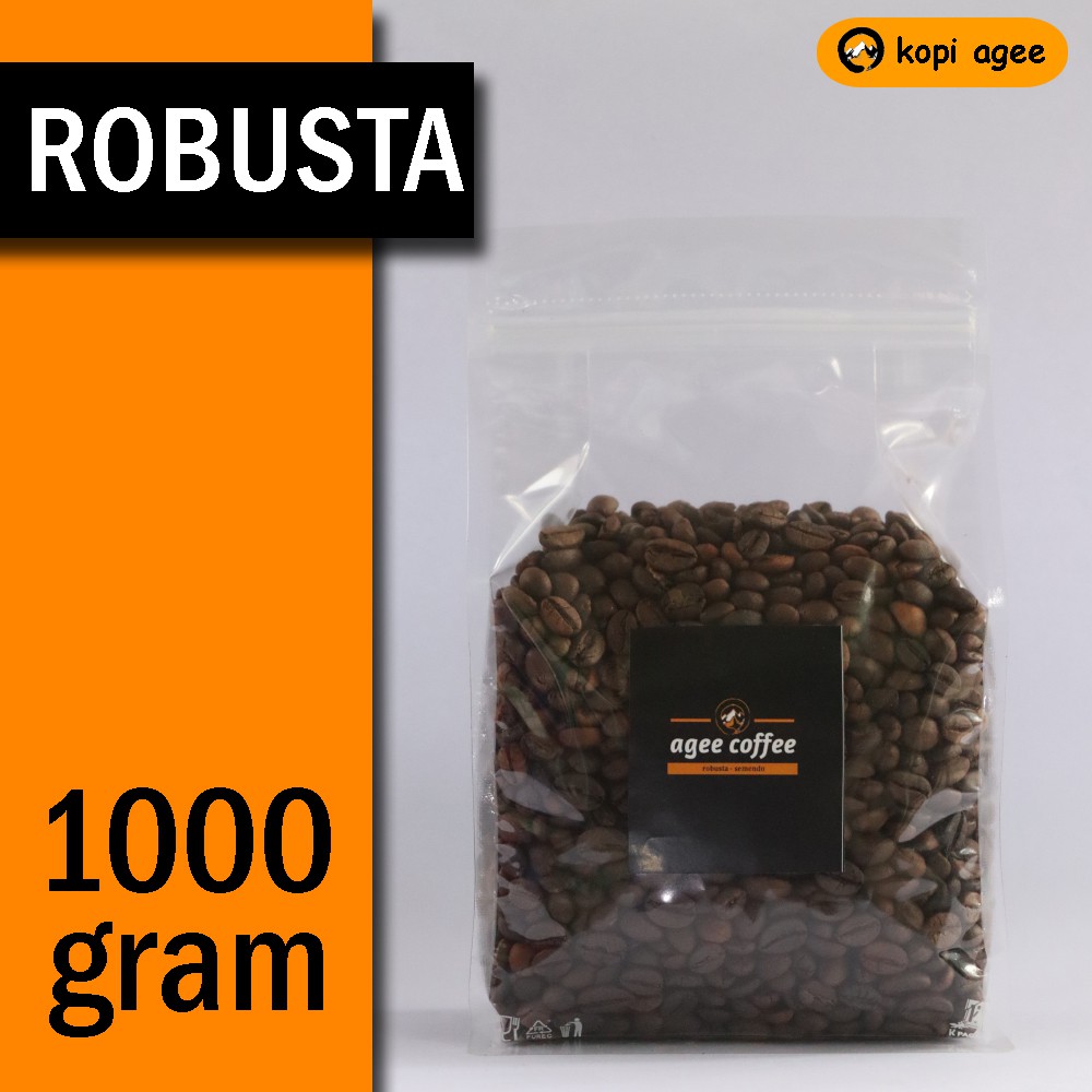 

Kopi Biji / Kopi Bubuk | Kopi Robusta | KOPI SEMENDO | KOPI AGEE | KOPI ASLI | 1000 gram