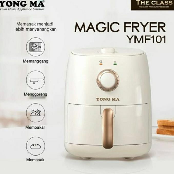 YONG MA Magic Fryer Air Fryer YMF101 2.4 liter LOWWAT