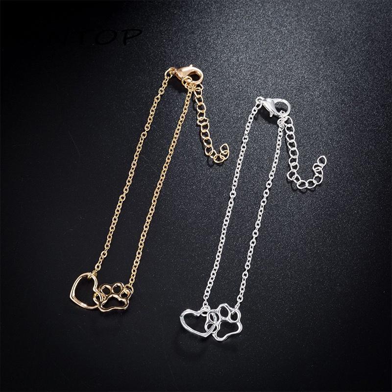 Set Gelang Kaki Motif Cakar Anjing Untuk Wanita