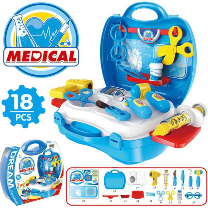 

SALE 40% DREAM MEDICAL KOPER , MAINAN DOKTERAN , DOCTOR SET BERMUTU
