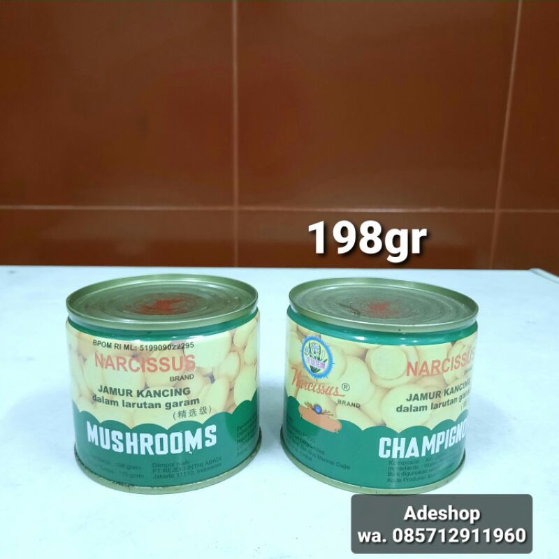 

jamur kancing narcissus 198 gr