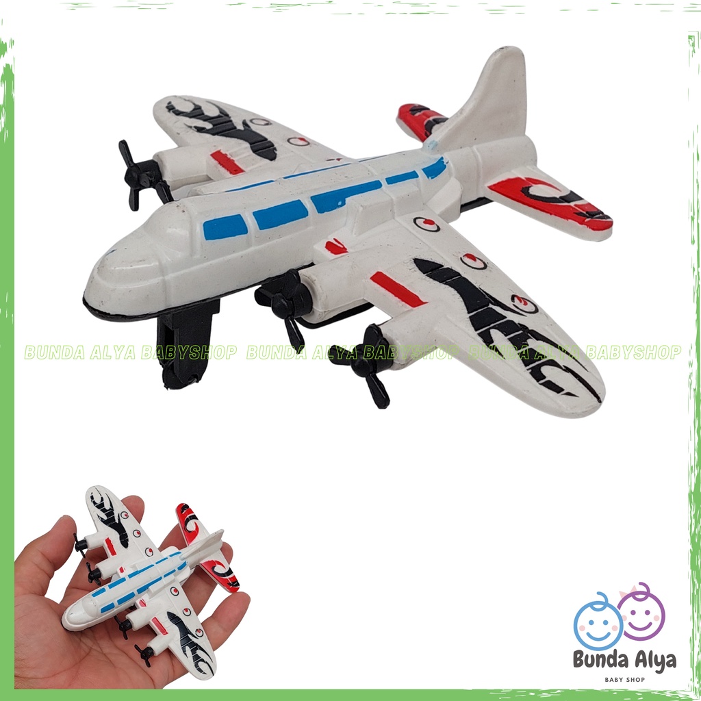 Mainan Anak Pesawat Terbang - Pesawat Boeing Mainan Pesawat Pull Back - Mainan Anak Laki Pesawat-Pesawatan SNI