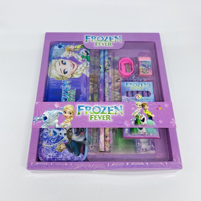 

Diskon Stationary Set 7In1 Peralatan Tulis Anak Crayon Frozen Anna Elsa Diskon