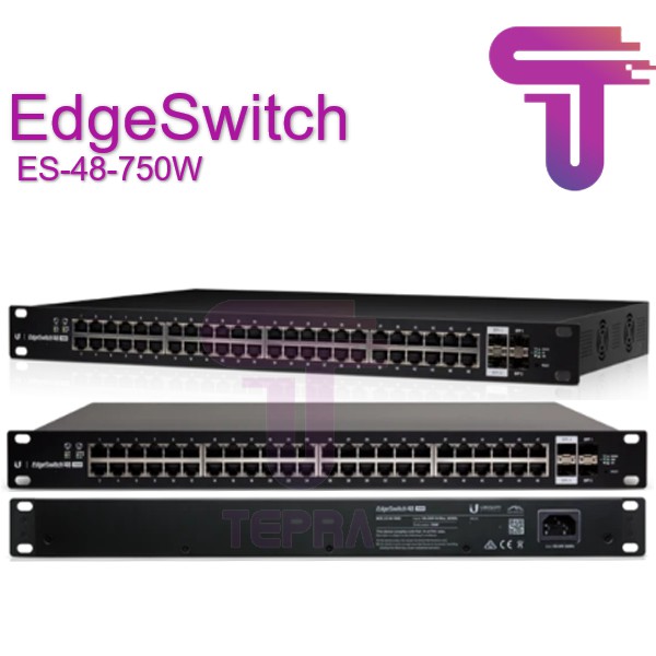 Ubiquiti ES-48-750W Edge Switch PoE+ Gigabit 48 Port (750W)