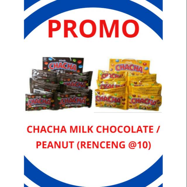 

Chacha Milk Chocolate / Peanut (Renceng @ 10)
