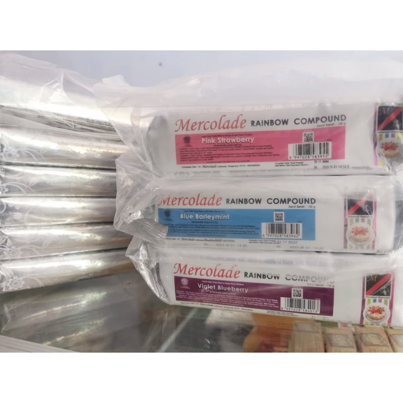 

MERCOLADE RAINBOW COMPOUND 150 gram / Coklat Blok Warna Warni