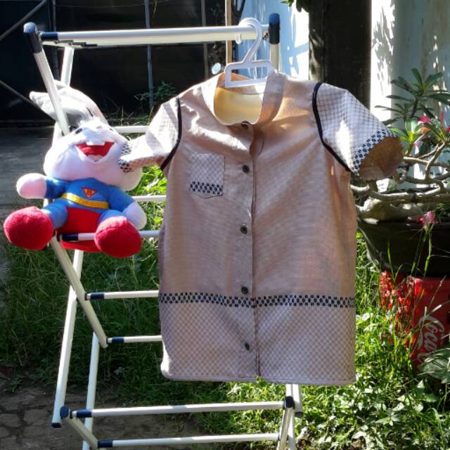 Kemeja Kerah Shanghai Katun Shirting Import
