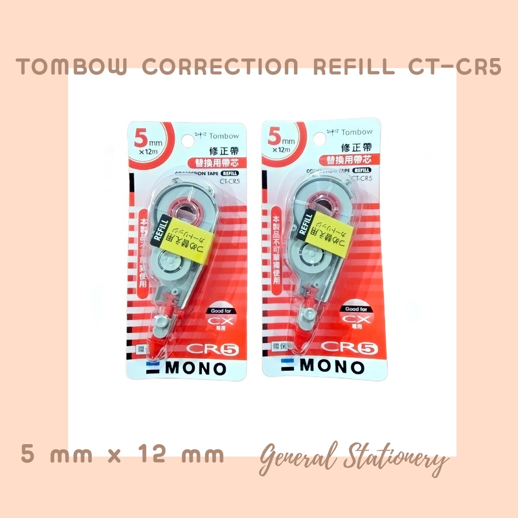 

Tombow Correction Refill Tape CT-CR5 / Isi Ulang Tipe X Tombow