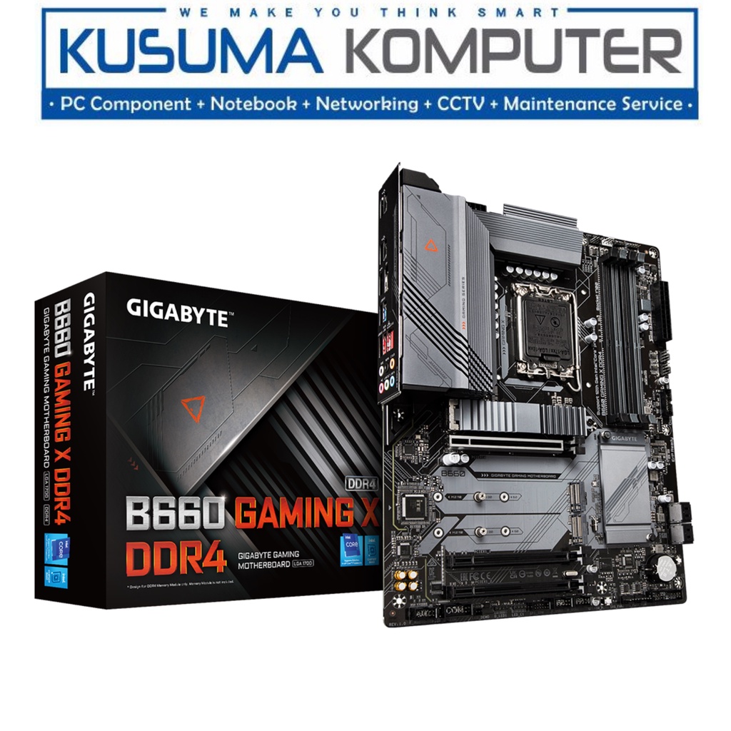 Gigabyte B660 GAMING X DDR4, LGA 1700, 4 DIMMs, RGB FUSION 2.0, M.2 NVMe PCIe 4.0