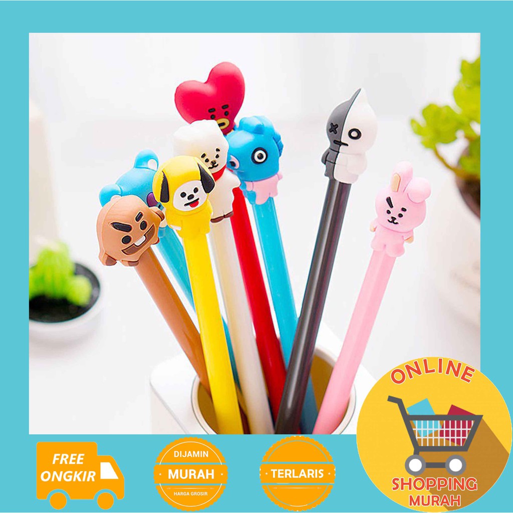 

[PULPEN BTS - PENA KARAKTER BT21 - PENA BANGTAN BOYS - PENA BTS - PULPEN BT21 MURAH