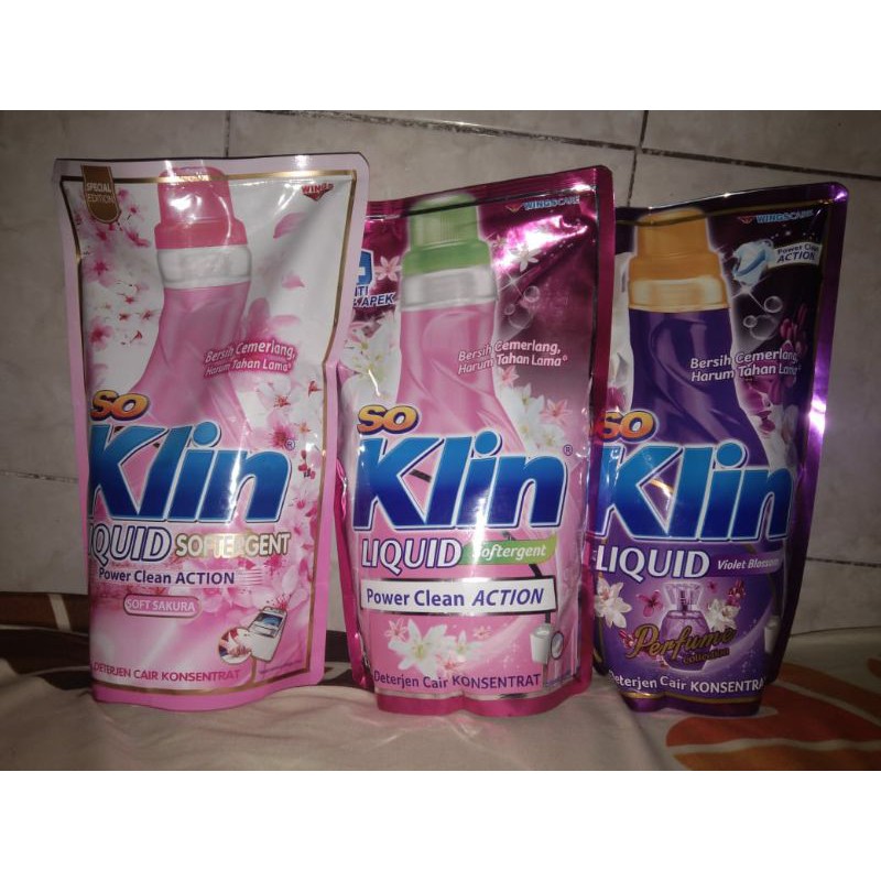 SoKlin Liquid Deterjen 750ml