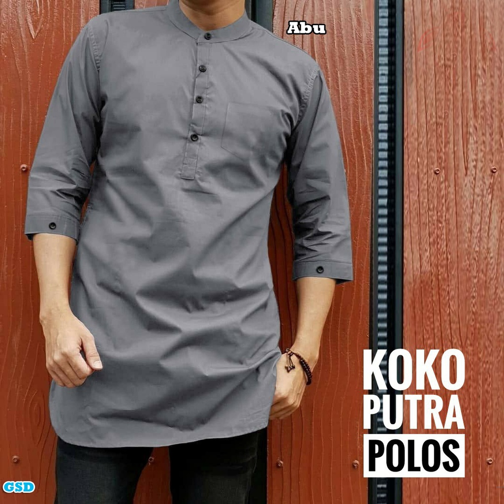 Koko Putra/Kemeja koko/ Baju koko pria /Baju koko muslim pria Termurah