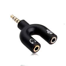 Paket komplit Mic Clip On + Spliter U/ Microphone eksternal for Handphone/Laptop