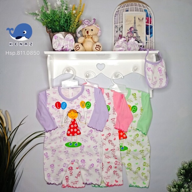 Kenaz jumper bayi cewek 1 setel lengan panjang berSNI