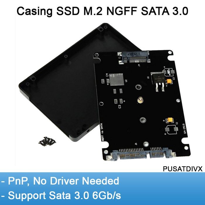 ADAPTER CONVERTER SSD M.2 NGFF SATA to SATA 3.0 6GB/s M2 Laptop