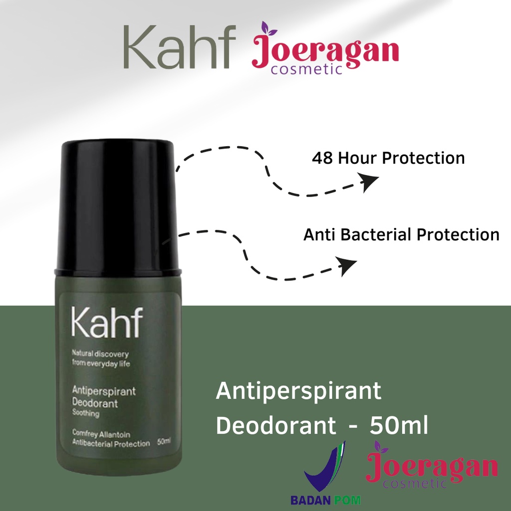 KAHF Soothing Antiperspirant Deodorant 50mL Deodorant Kahf Natural Deodorant Pria