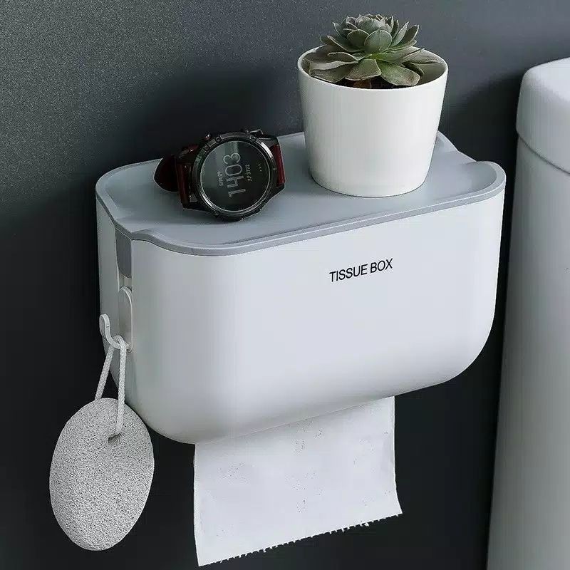 TEMPAT TISSUE TOILET ROLL DINDING TEMPAT TISU WC TISU GULUNG