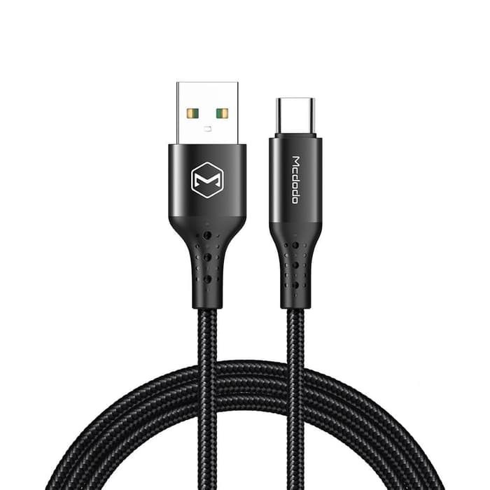 Kabel Charger USB Type C Fast Charging 5A 1.5 Meter - CA-7430 - Black