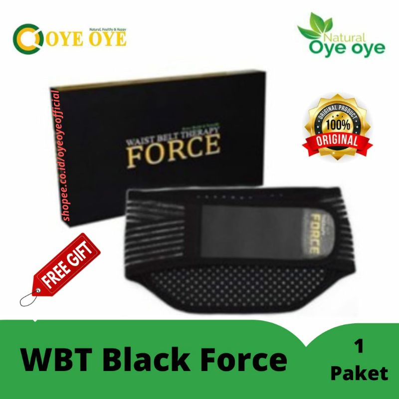 Alat Terapi Sabuk Pinggang //WBT Black Force //Waist Belt Therapy //WBT