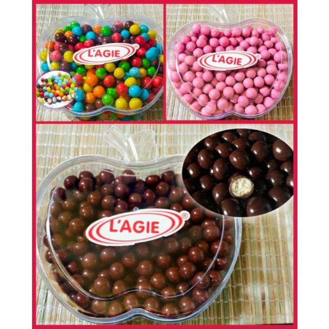 

Coklat Delfi L'agie mini balls kemasan toples 250 gr