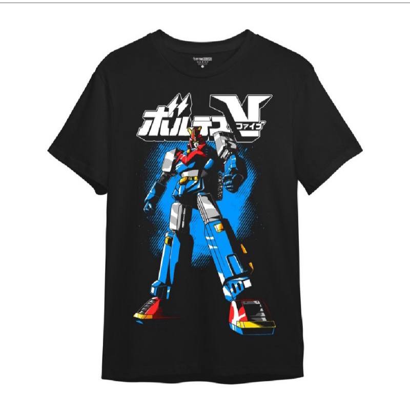 Kaos Robot Voltus V Legend/kaos distro Bandung Premium/kaos Film cartoon Robot legendaris/streetwear