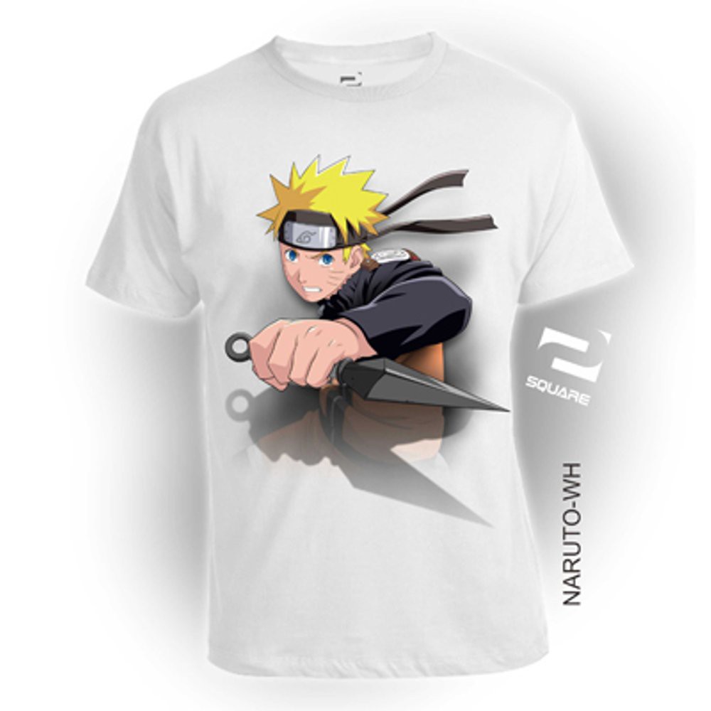 Dijual kaos 3d naruto putih anak Diskon