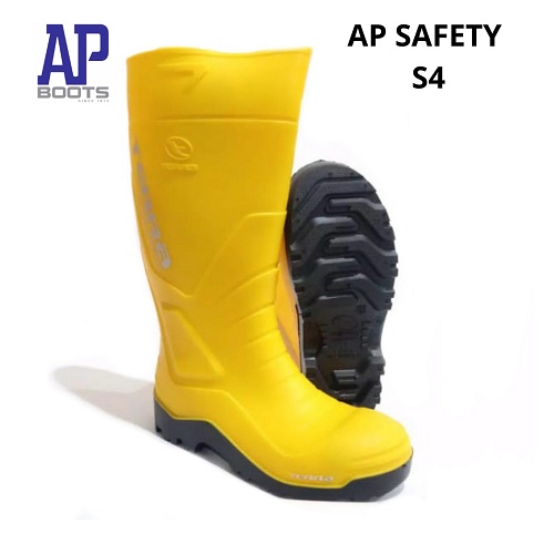 BISA COD - AP Boots Terra Safety S4 - Sepatu Safety AP Boots Terra Safety S4 Kuning Size 39-43 Toe C