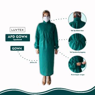 READY ALAT PELINDUNG DIRI APD  BAJU APD GOWN  SPUNBOND 