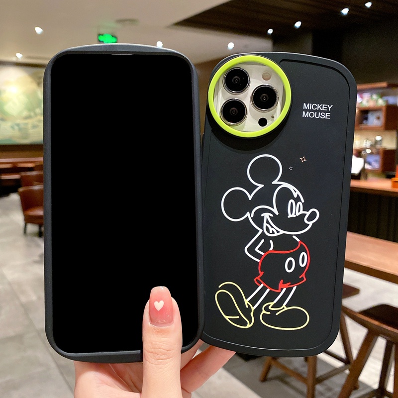 Case Motif Mickey Untuk iPhone 7plus 8plus XS Max XR 11 12 13 Pro Max