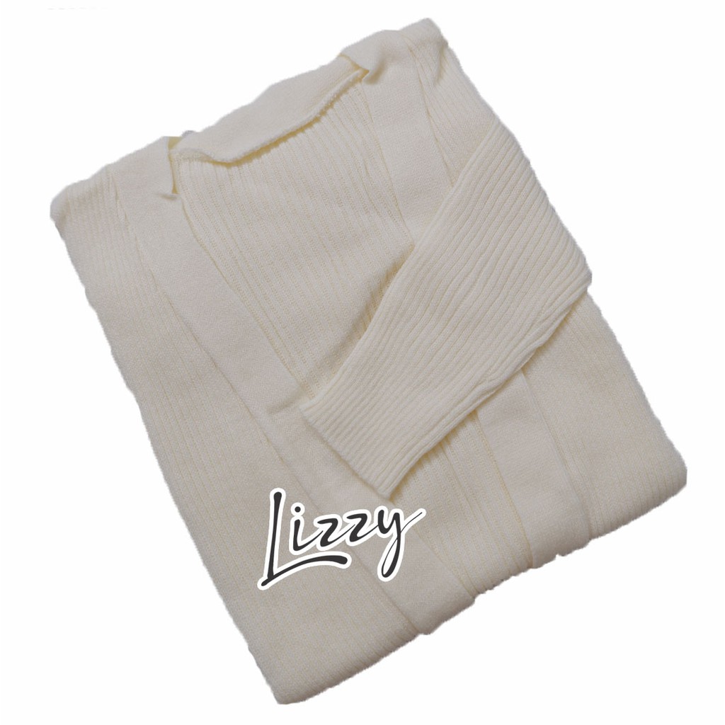 Lizzy - LONG CARDIGAN BELLE PREMIUM-OFF WHITE