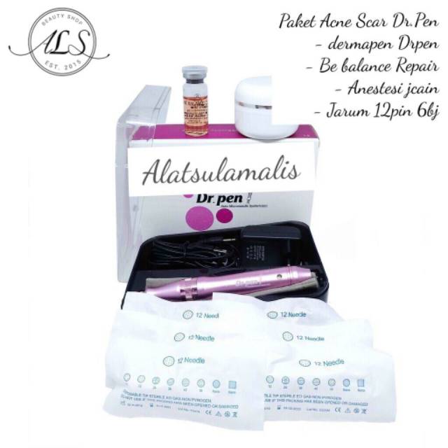 PAKET ACNE SCAR MTS BOPENG / BRIGHT AND ACNE / PAKER DERMAPEN ACNE