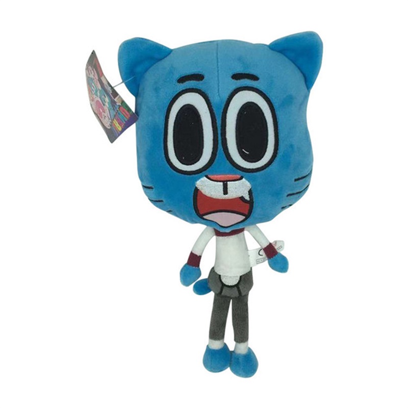 25 cm Kartun The Amazing World of Gumball Plushie Mainan Gumball Tristopher Watterson Darwin Bunny Boneka Mainan Hadiah Untuk Anak